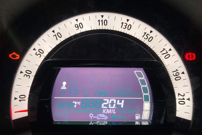 本日の平均燃費