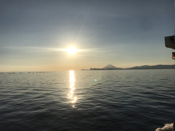 フエリーから開門岳