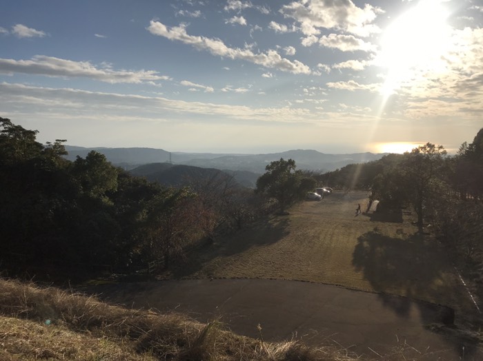 徐福像からの眺め