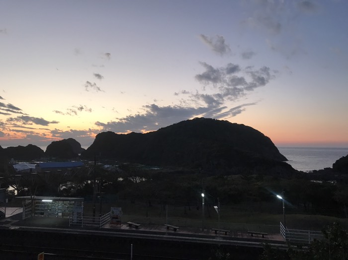 日没には間に合わず！