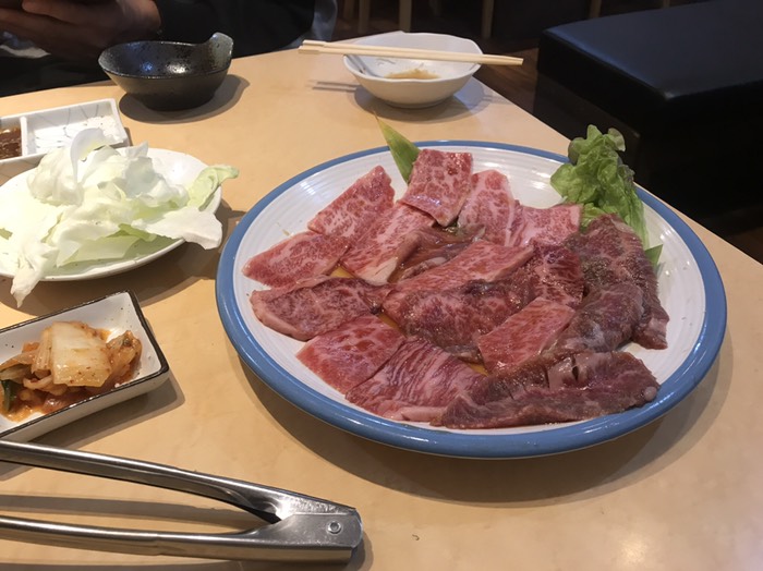 焼肉　多聞　　　今晩の夕食