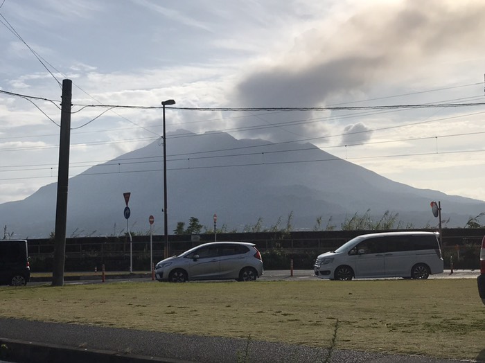 桜島近っ！