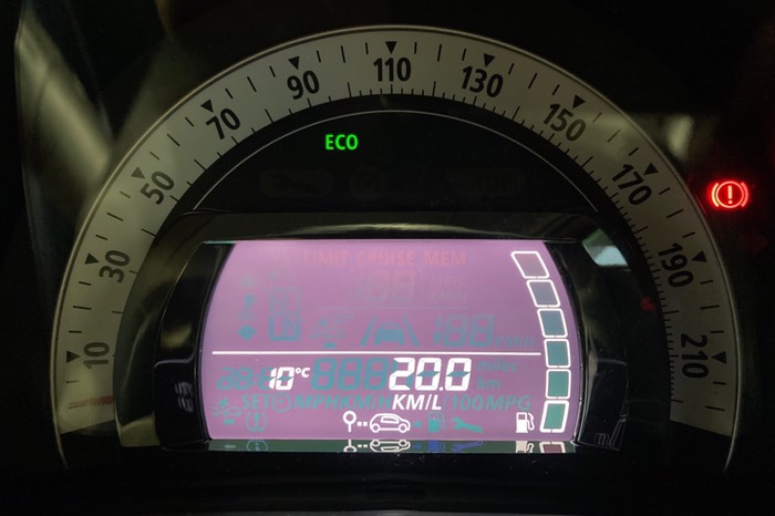 平均燃費　20.0km/l