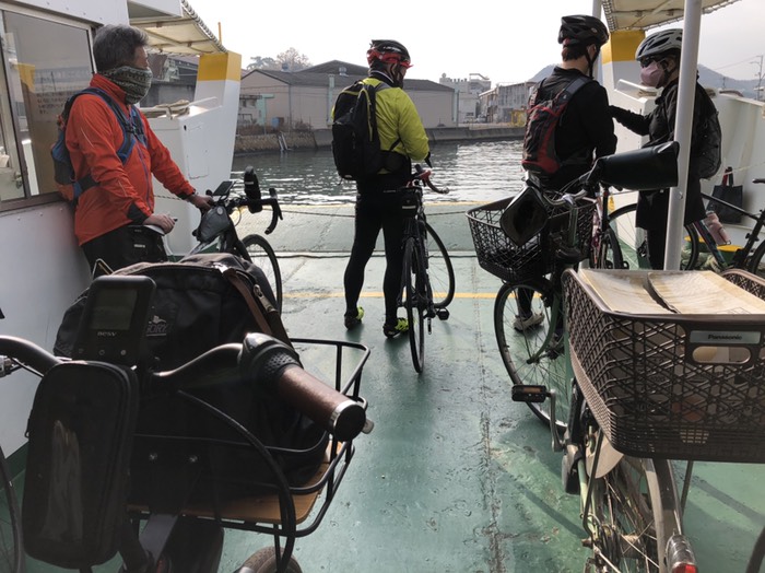 向島行きのフェリー！