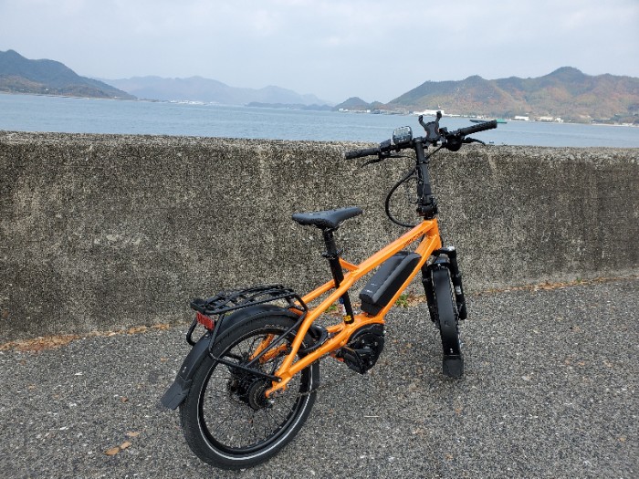 今日の電動自転車