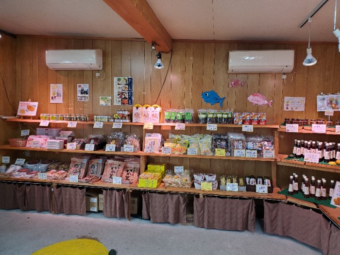 生口島のお土産物屋