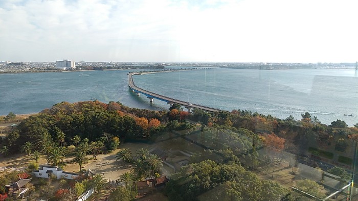 展望塔より浜名湖大橋