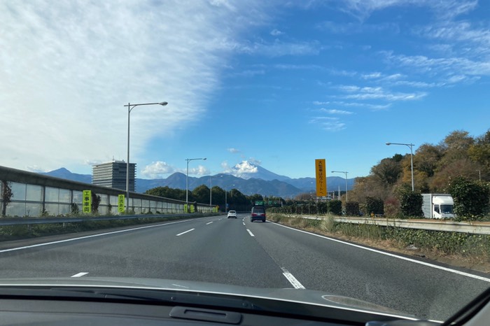 天気も良く富士山が見れました！