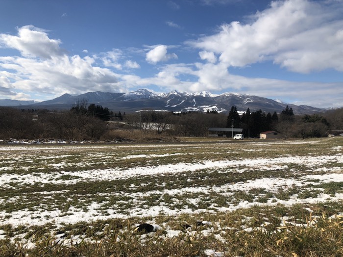千振上から白河に降りる途中