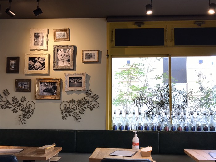 オシャレな店内。