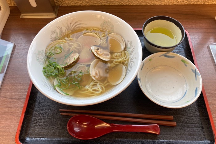 和風はまぐりラーメン ¥880