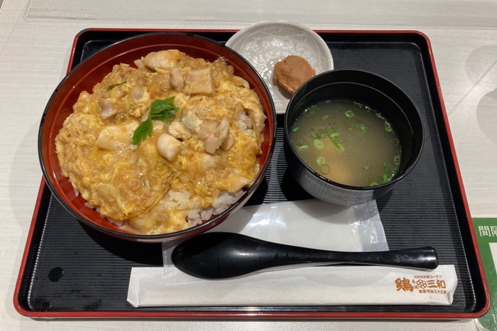 親子丼美味しかったです