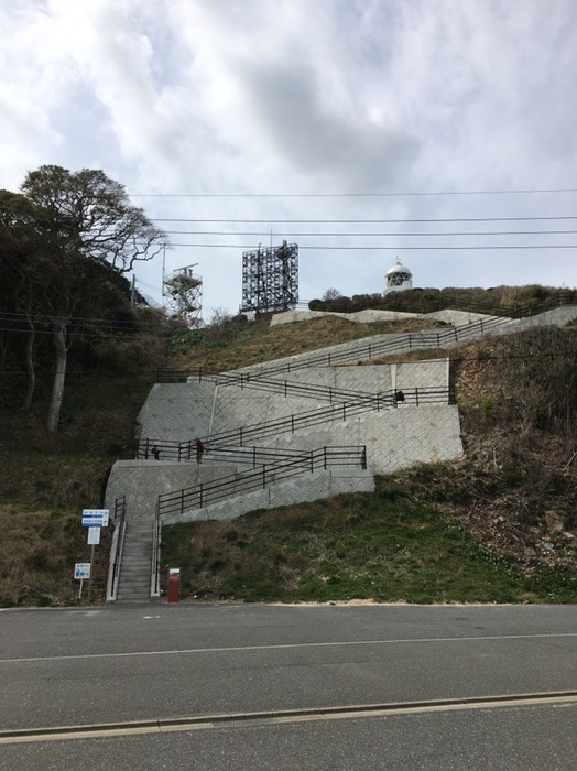 部埼灯台(へさき)到着