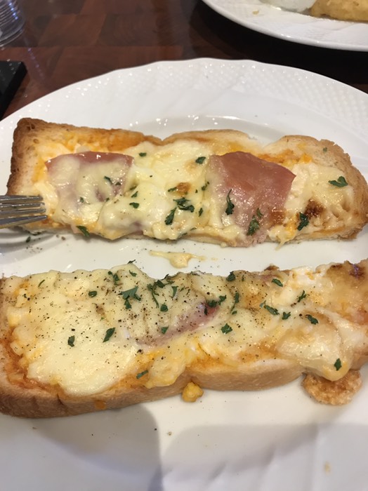 ハムチーズトースト