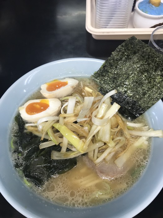 ネギラーメン半熟卵トッピング