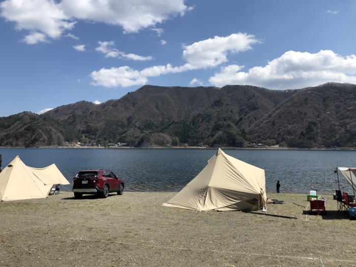 西湖自由キャンプ場　c-3