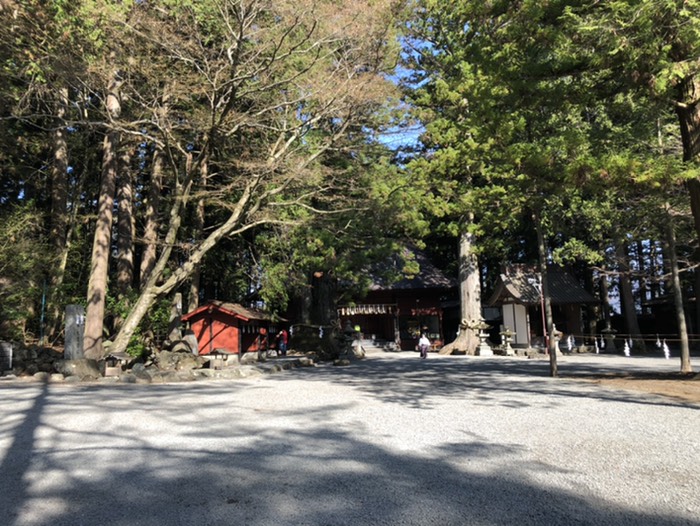 浅間神社　帰路