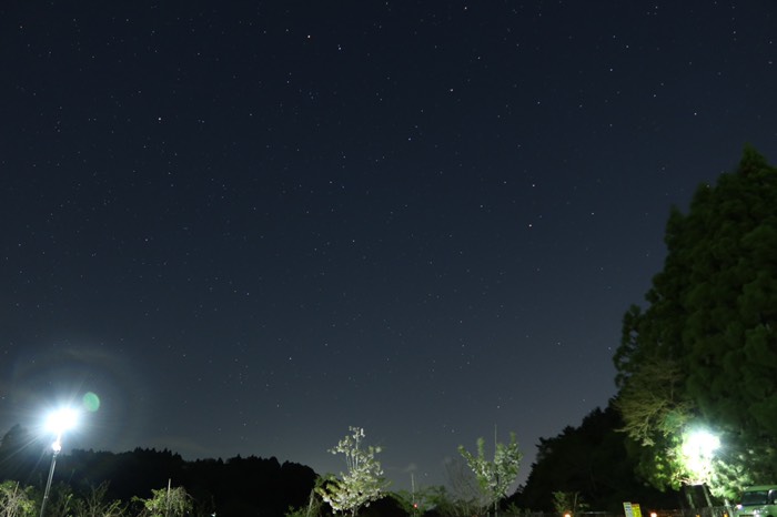 松島　町営三十刈駐車場からの星空