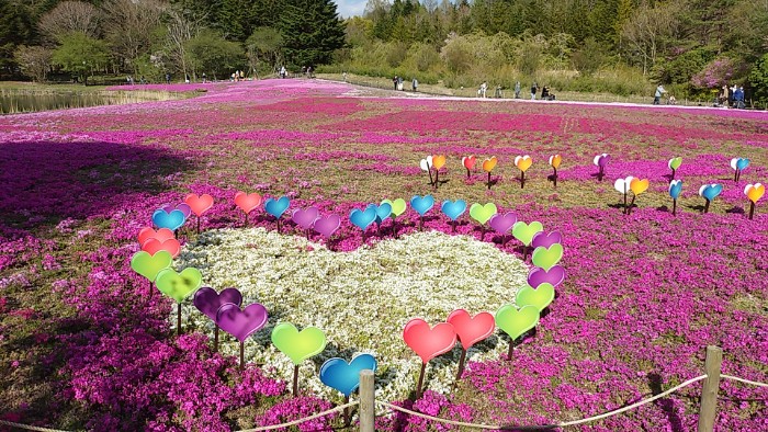 ハートのフォトスポット