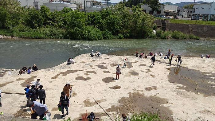 化石採集場(野外学習地)