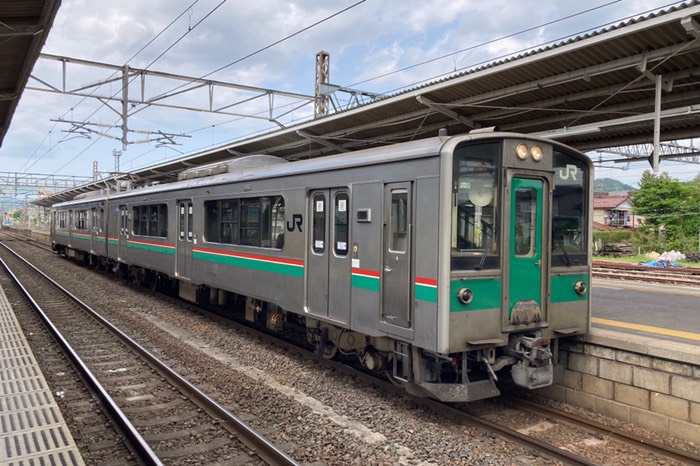 同じ電車だけど乗り換え