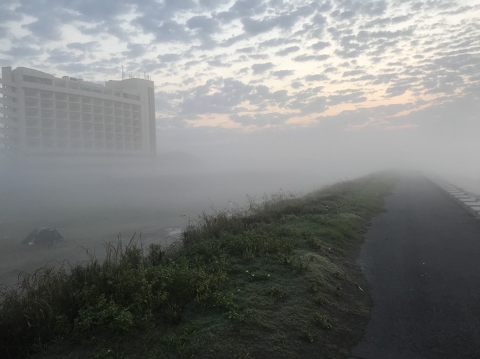 九十九里　日の出前のかんぽの宿