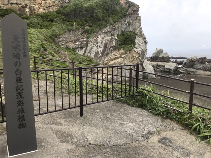 犬吠埼の白亜紀浅海堆積物