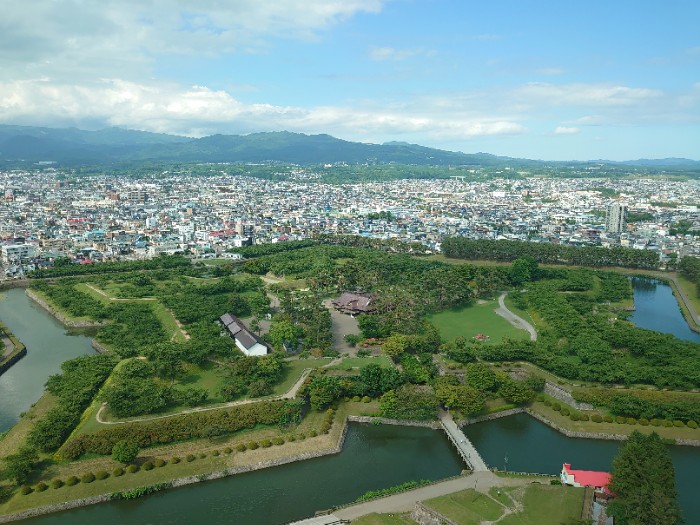 五稜郭タワーから