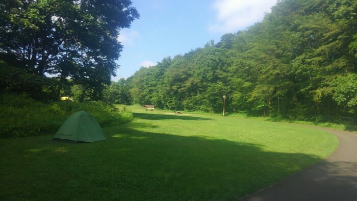 ここをキャンプ地とする