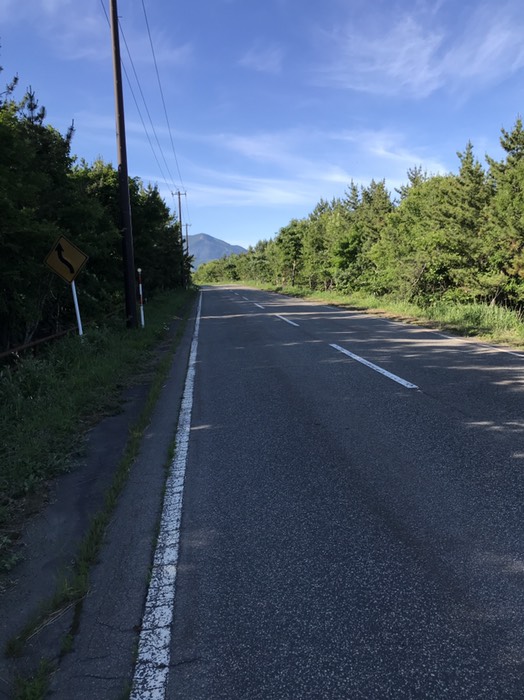 襟裳岬から5km走った所