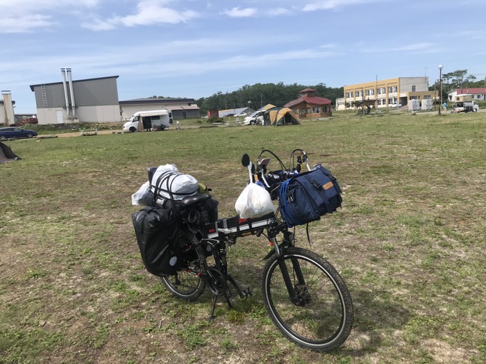 晩成温泉キャンプ場出発