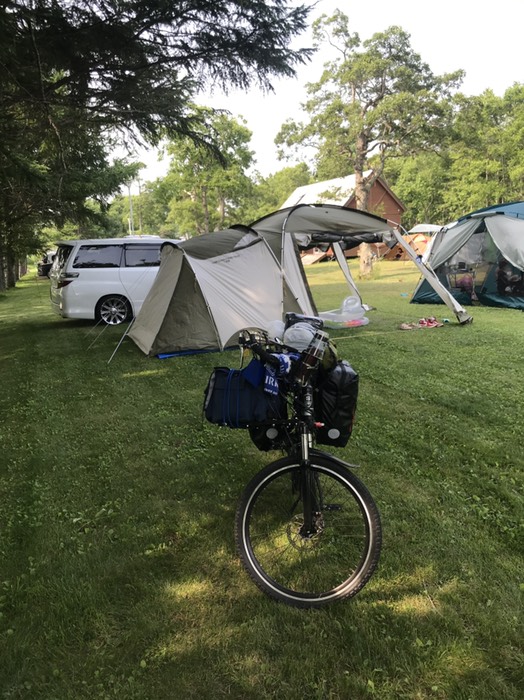 別海町キャンプ場出発