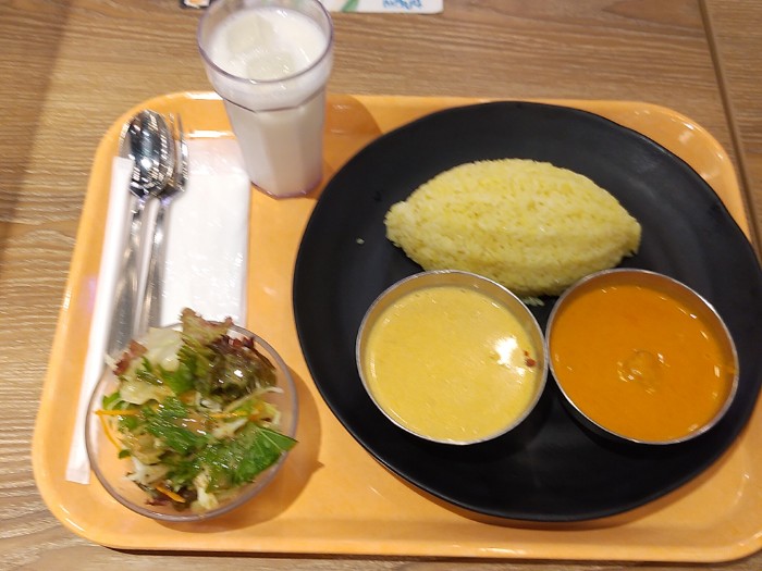 エビカレー&バターチキンカレー