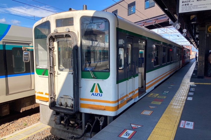 こっちの車両は白かったんです