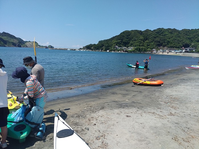 シーカヤック出発