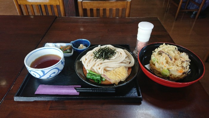 つけ盛りうどん並とかき揚げ1150円