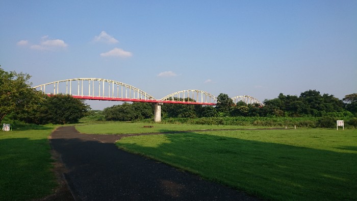 安比奈親水公園と水道橋