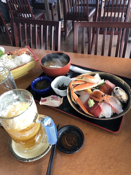 かなや海宝丼セット