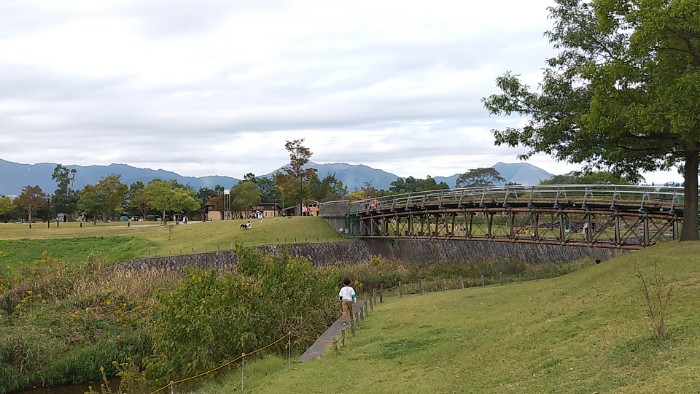 中部公園と藤原岳