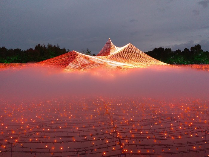 雲海 なばなの里イルミネーション