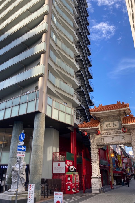 南京町の入口でした