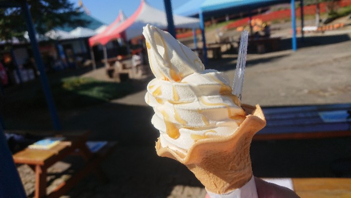 そばはちみつソフトクリーム