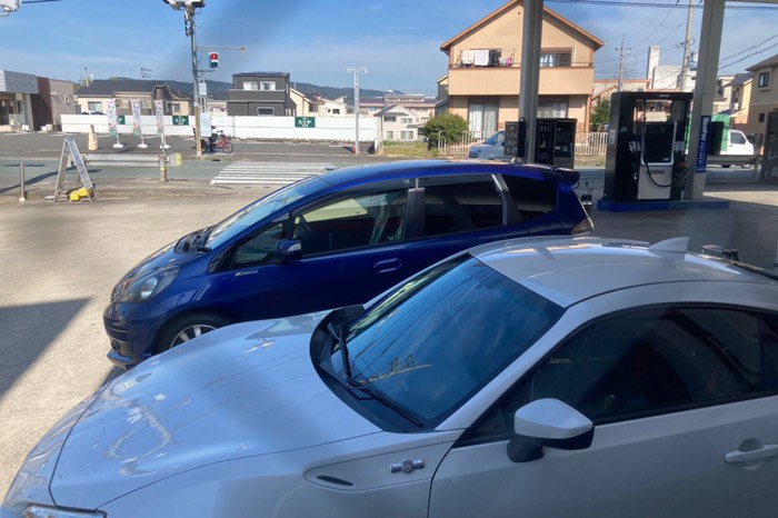 手洗い洗車お願いしました