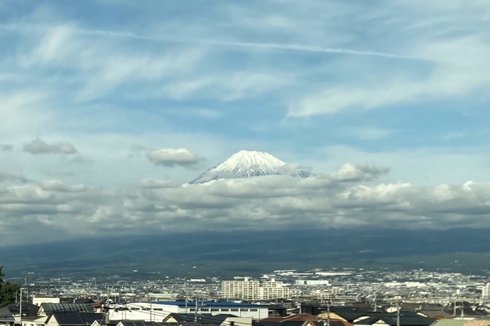 頭を雲の上に出してくれてました🗻