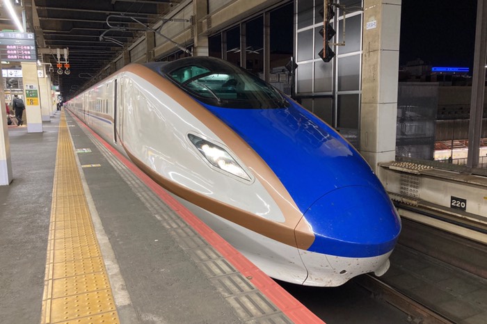 北陸新幹線乗りましたー