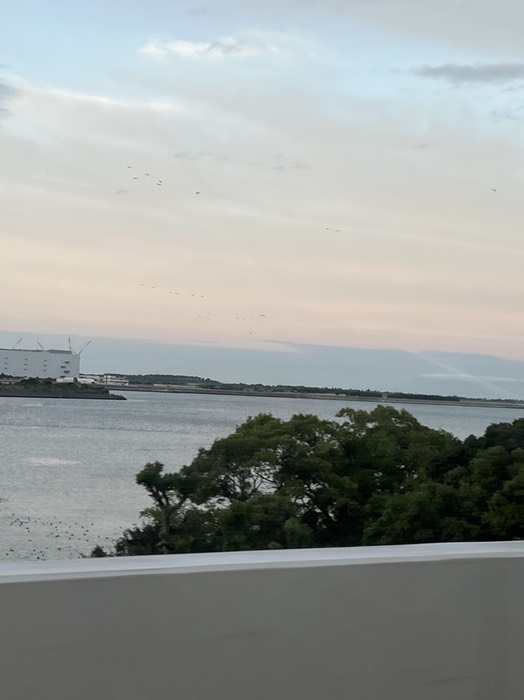 出発、神戸空港から関西空港へ。