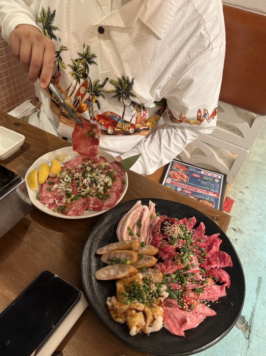 晩御飯はお肉！石垣牛、美崎牛。