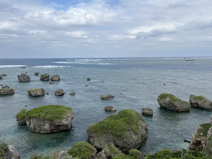 海の色、見える？