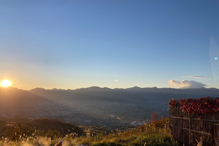 日の出が拝めました！