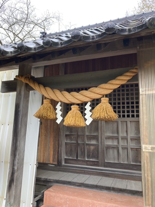 北千石の神社で小休憩